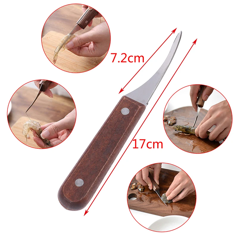Кухонные инструменты для удаления креветок, очиститель лобстера, очиститель кишечника креветок, инструмент для резки, открытые устрицы, мо...