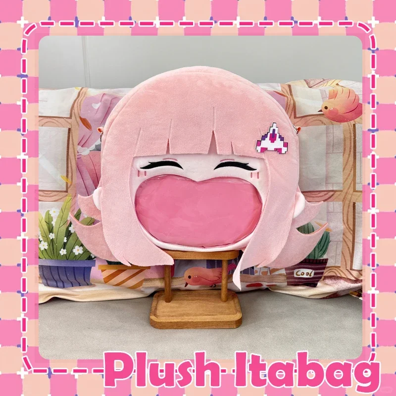 Аниме Danganronpa V3 Nanami ChiaKi плюшевая сумка для косплея прозрачный розовый рюкзак Itabag