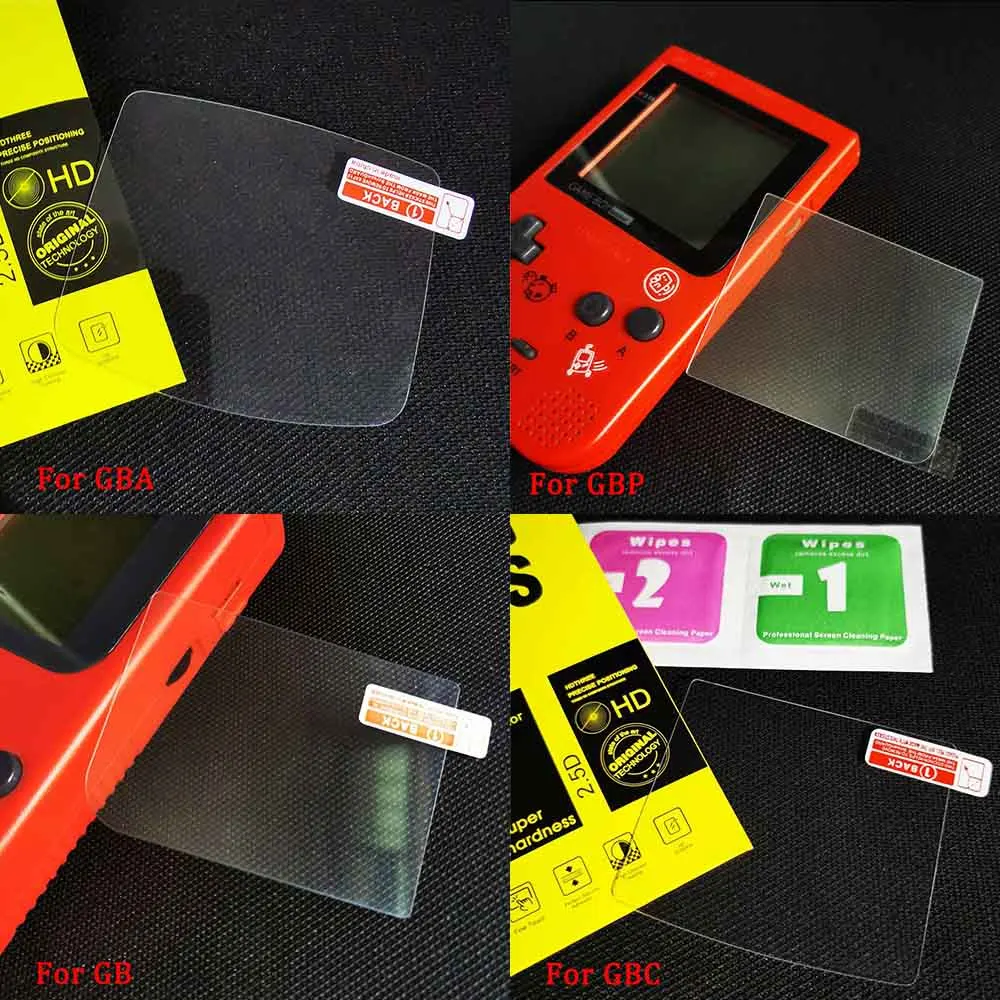 HD закаленная пленка для GBA GBASP GBC GBP GB NDS NDSL NDSi WSC Mario 35th Game &amp Watch толстый NGPC тонкий SEGA