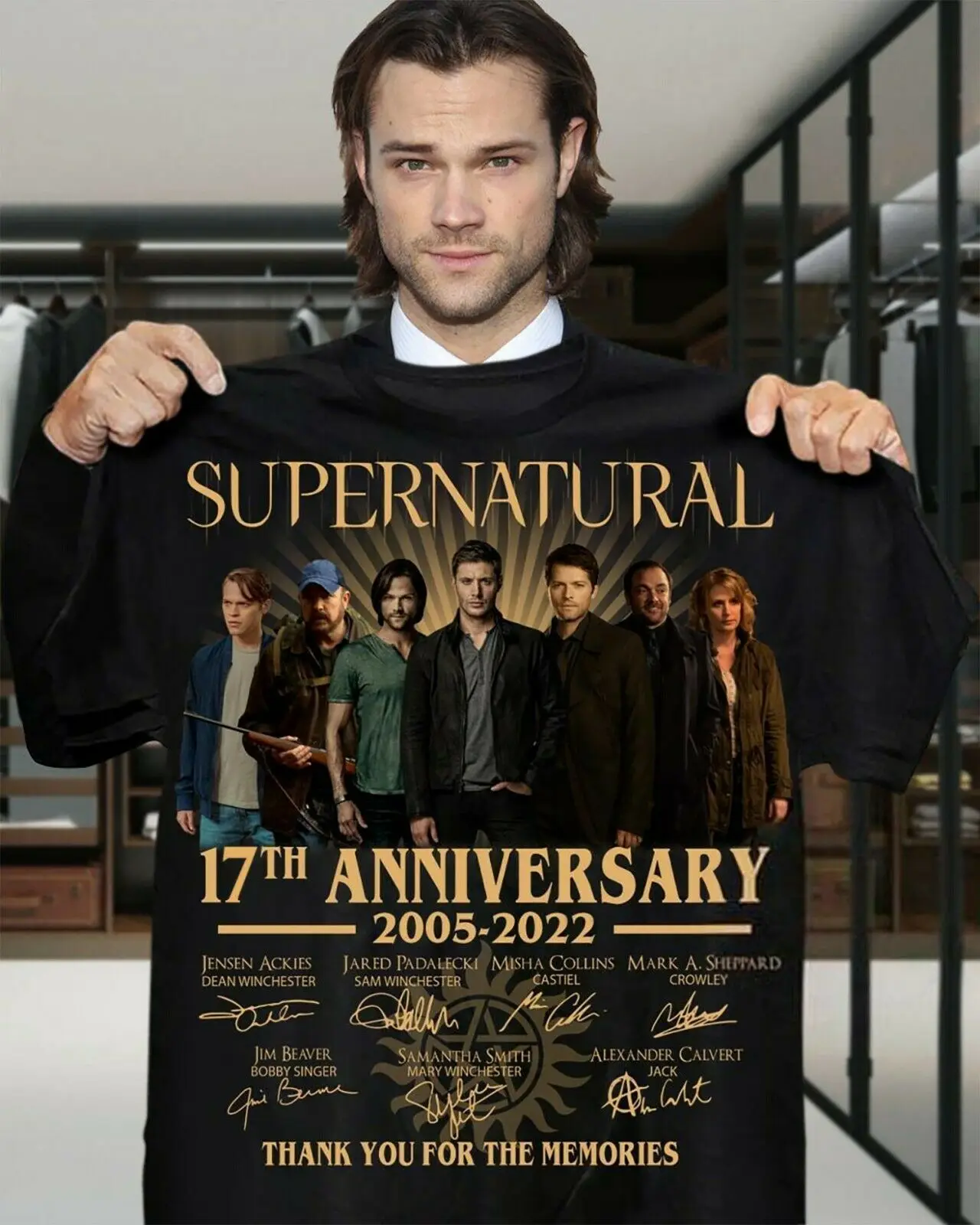 

Supernatural 17Th Anniversary 2005-2022 Tee Shirt
