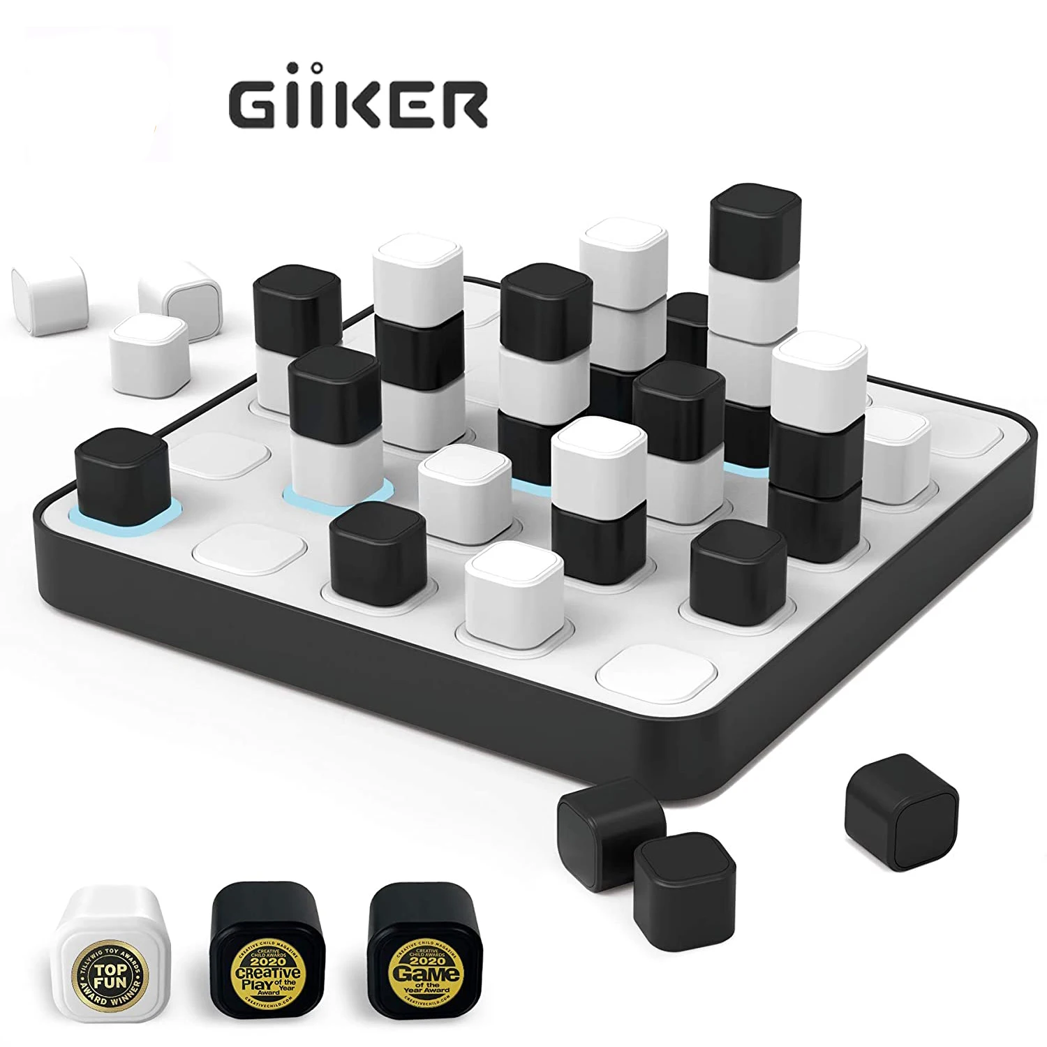 GiiKER AI Smart Four Connected Magnetic 3D In A Row Game с интеллектуальной настольной игрой поддержкой