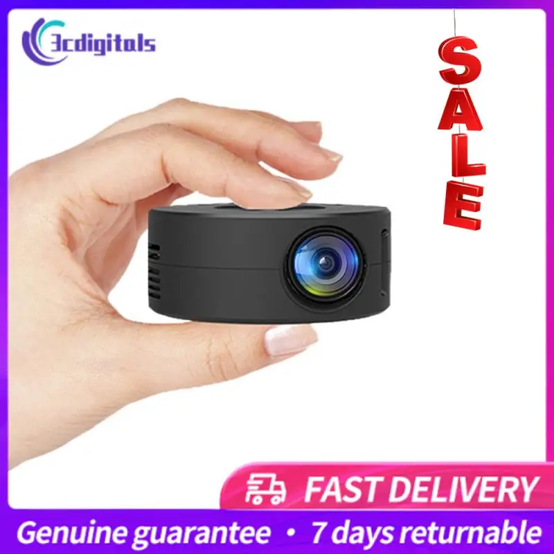 Мини-проектор YT200 светодиодный домашний медиаплеер аудио портативный проектор