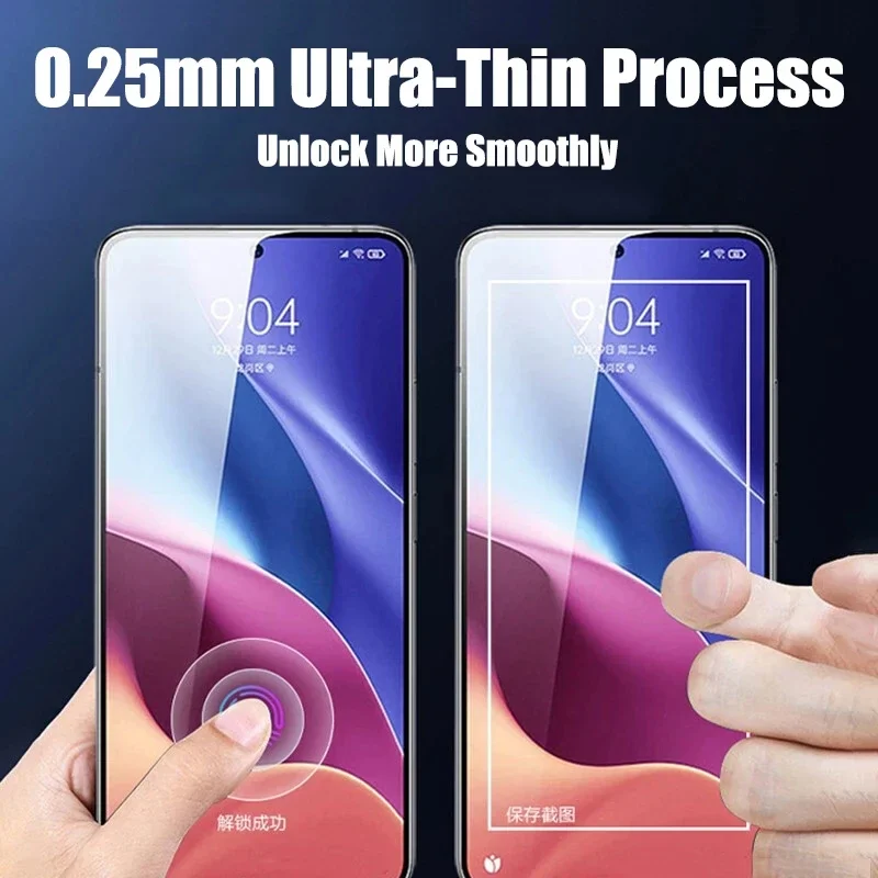 Стекло с полным покрытием для Redmi Note 13 12 11 Pro Plus 10 9 8 12S 11S 10S защитная пленка экрана