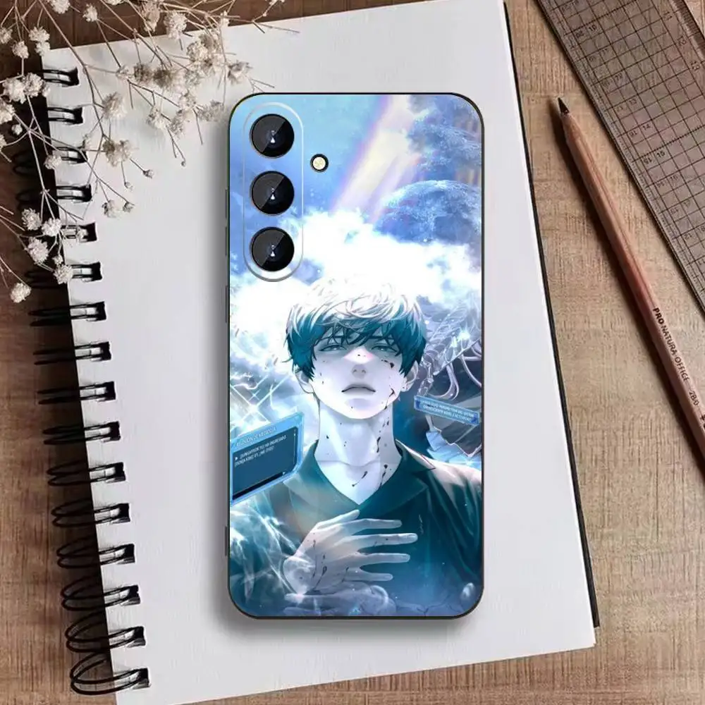 Фото Чехол для телефона Manga O-Omniscient R-Reader для Samsung Galaxy A73, A72, A71, A70, A52, A51 и других моделей, мягкий черный чехол №3