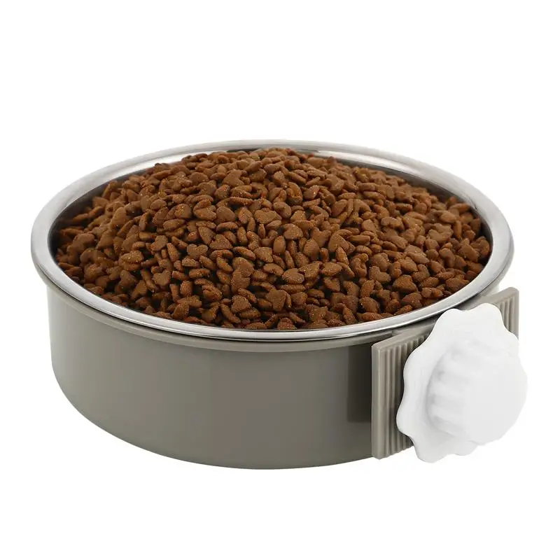 

Crate Pet Bowl Cat Dog Feeder Hanging Dog Feeding Bowl Stainless Steel Dog Food Water Bowl Pet Supplies
