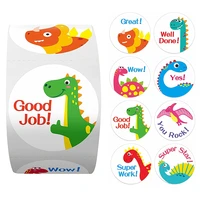 500pcs new dinosaur animal stickers kids toy reward sticker creative school supplies gift decor sealing label stationery sticker