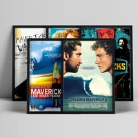 chasing mavericks american biographical drama film poster movie canvas painting video room cinema wall art print picture decor
