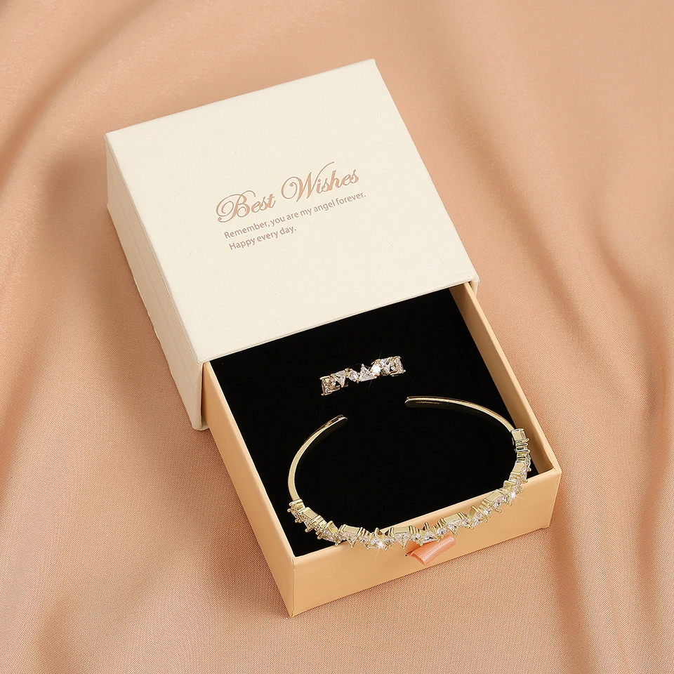 UILZ 2 шт. роскошные темпераментные украшения C-образной формы для женщин