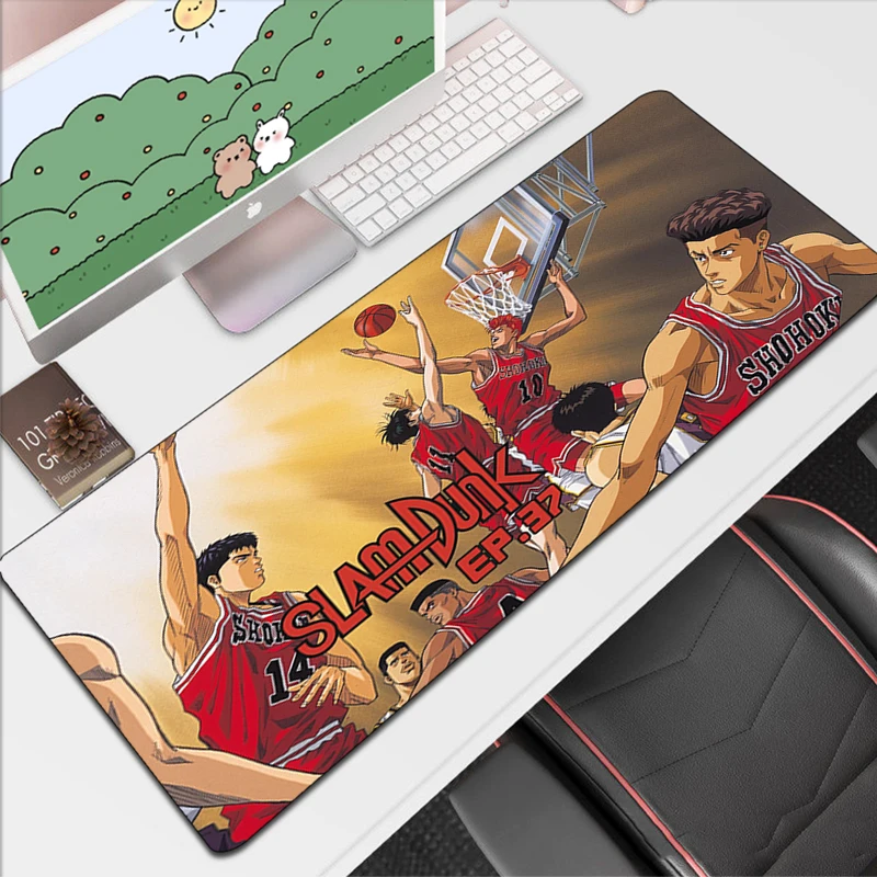 

Slam Dunk Xxl коврик для мыши, бесплатная доставка, Настольный коврик, аниме Расширенный ПК, компьютер, компьютерные столы, коврики Xl