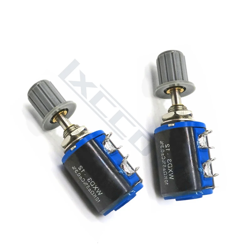 1 шт. WXD3-12-1W 100 220 470 1K 2K2 3K3 4K7 10K 22K 33K 47K Ohm 100R 220R 2 K 3 4 7 WXD3-12 Вт потенциометр + серая ручка -