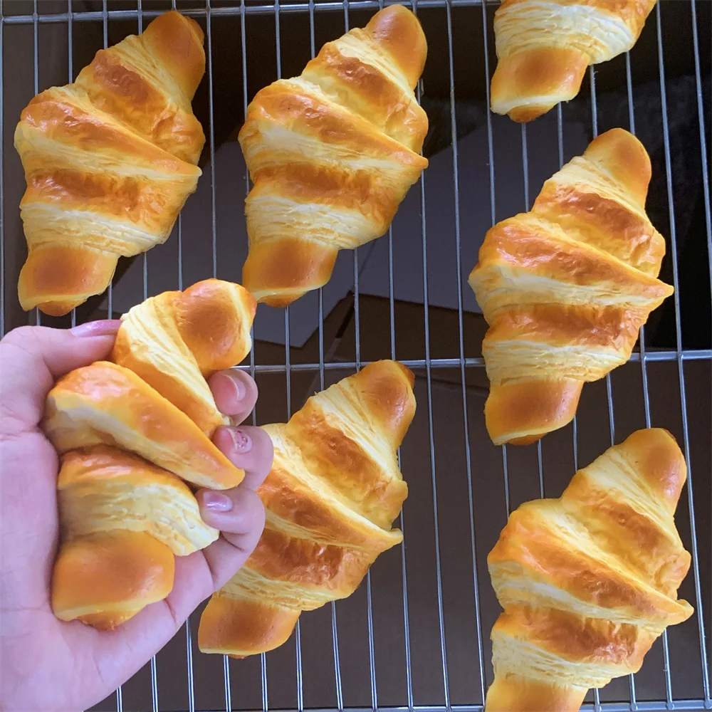 4 9 в 1 шт. хлебобулочные круассаны красно-Шоколадное тесто ручной работы липкая