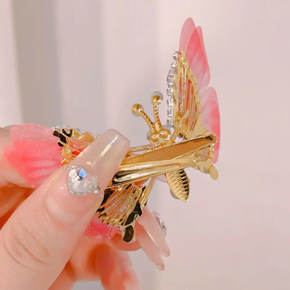 Заколка для волос с бабочкой заколка Фея красочная Hanfu аксессуары украшение в