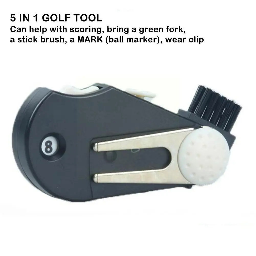 

1 шт. 5-в-1 Инструмент Для Гольфа многофункциональный инструмент для гольфа Y3c3