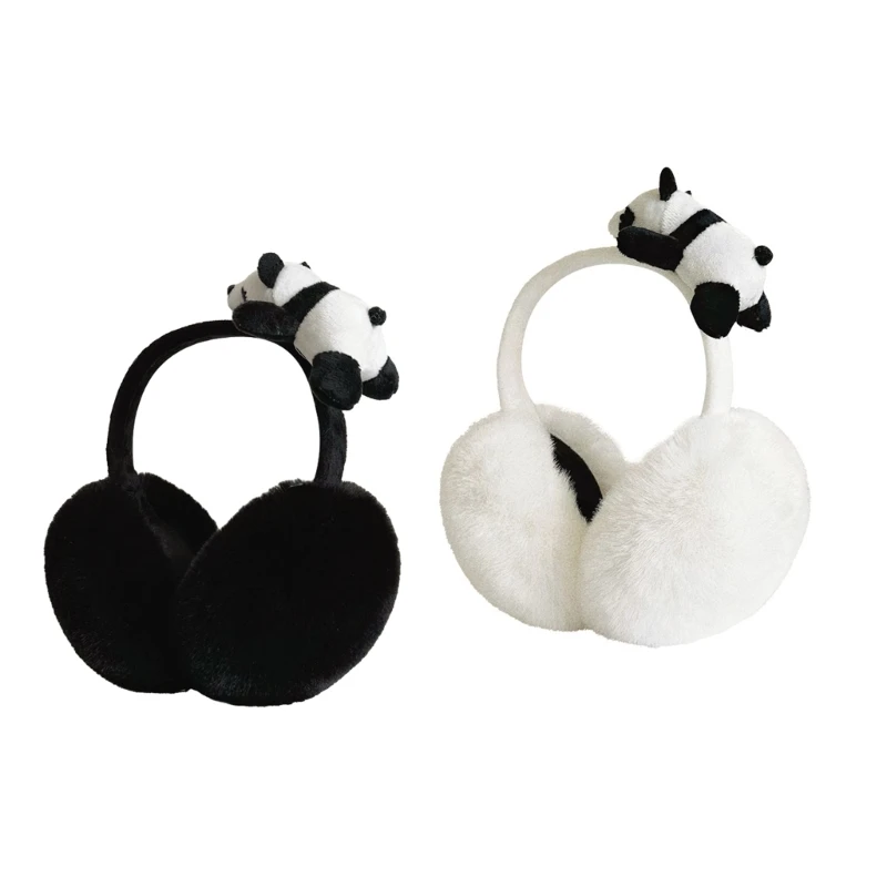 

Soft and Warm Panda Theme Plush Ear Warmers for Winter Outdoor Activities 264E