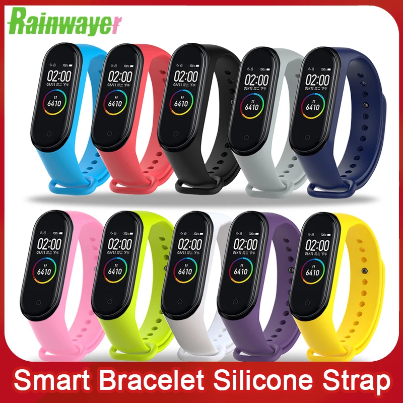 

TPU Silicone Strap for Mi Watch 3 4 Smart Watch Strap Anti-Lost Waterproof Porous Design Mi Watch 3 4 Replacement Color Strap