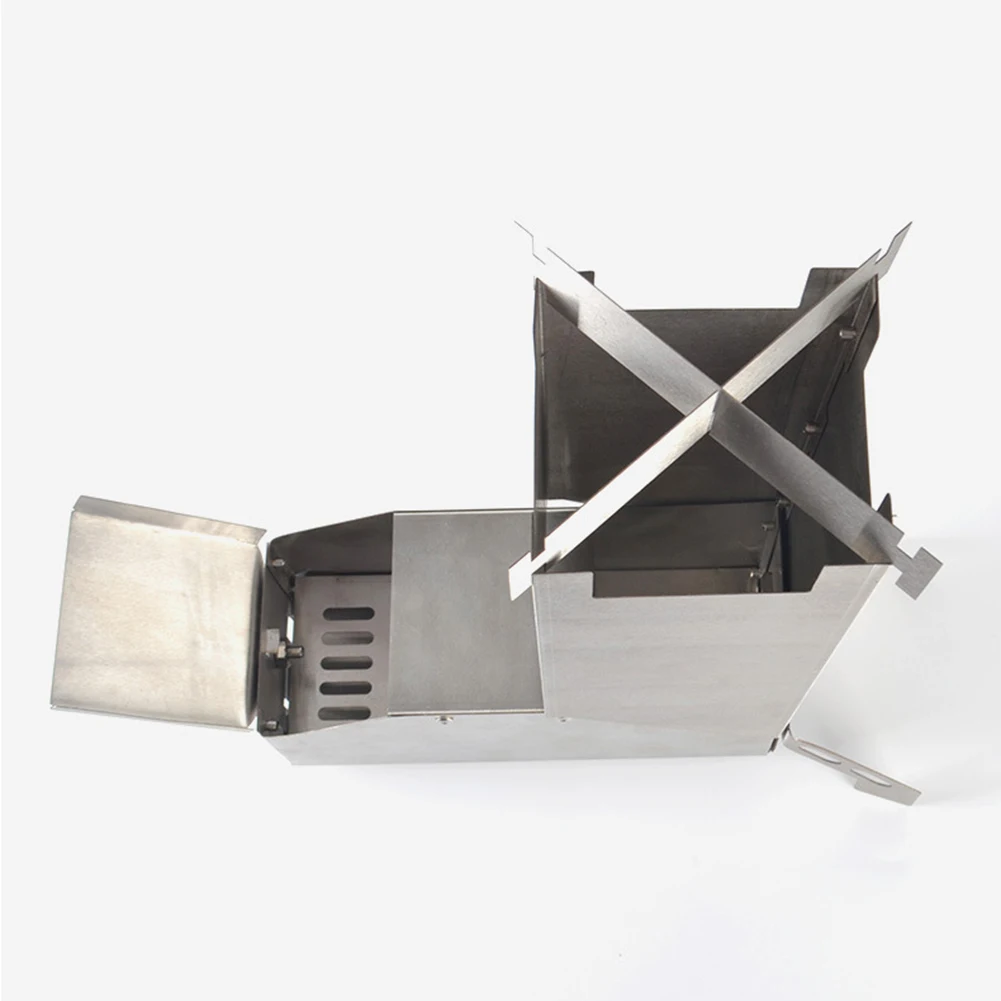 

Уличная Складная горелка из нержавеющей стали, туристическая горелка, горелка для рыбалки, кемпинга, поездок, приготовления пищи на заднем ...