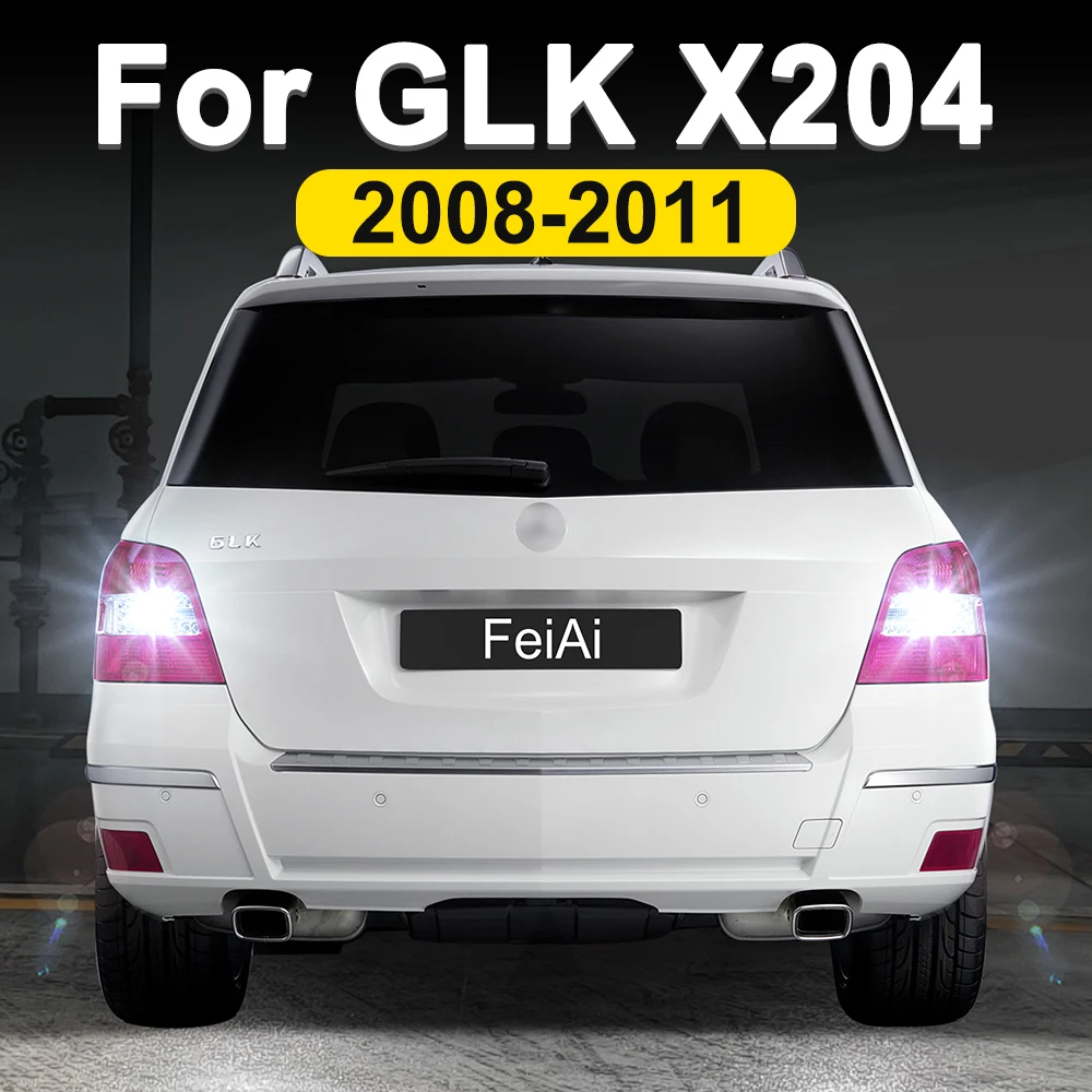 

Для Mercedes Benz GLK X204 светодиодные фонари заднего хода 2008 2009 2010 2011 X204 аксессуары резервная лампа супер яркая