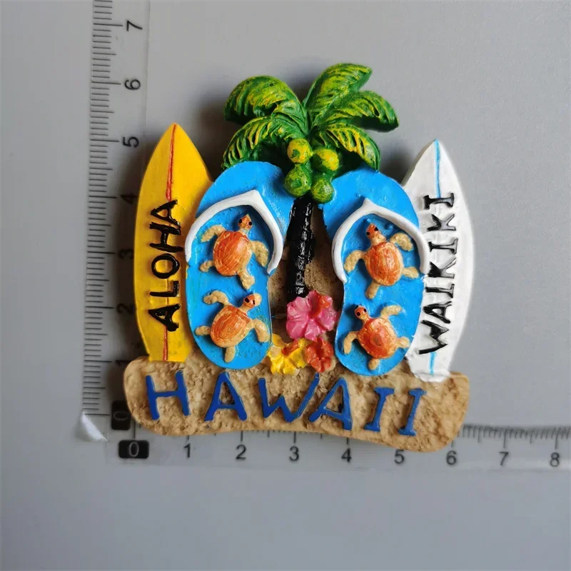 

США холодильник Magntes Гавайский Maui 'ahu Saipan туристические подарки сувенир домашнее украшение