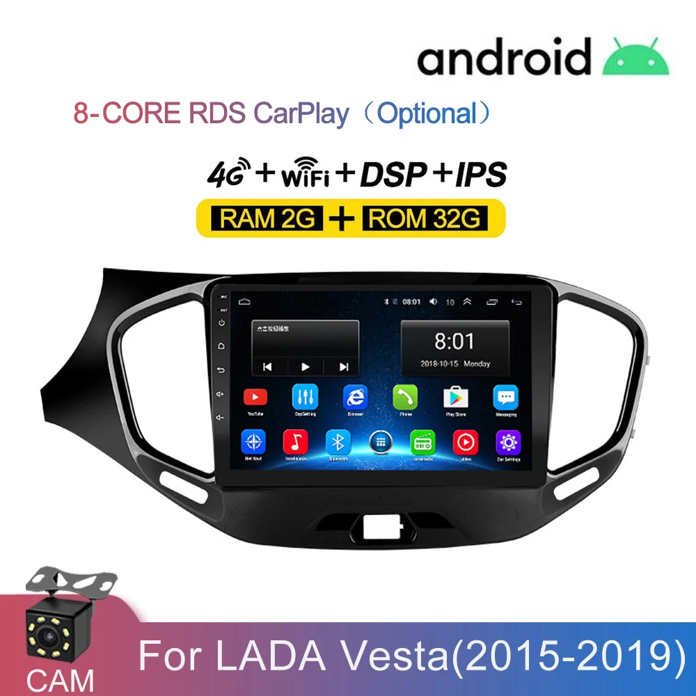 

Автомагнитола 2 din, Android 10, 4G, для LADA Vesta Cross sport 2015-2019