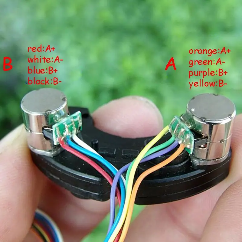 

Шаговый двигатель 8 мм 41 Ом для цифровой камеры