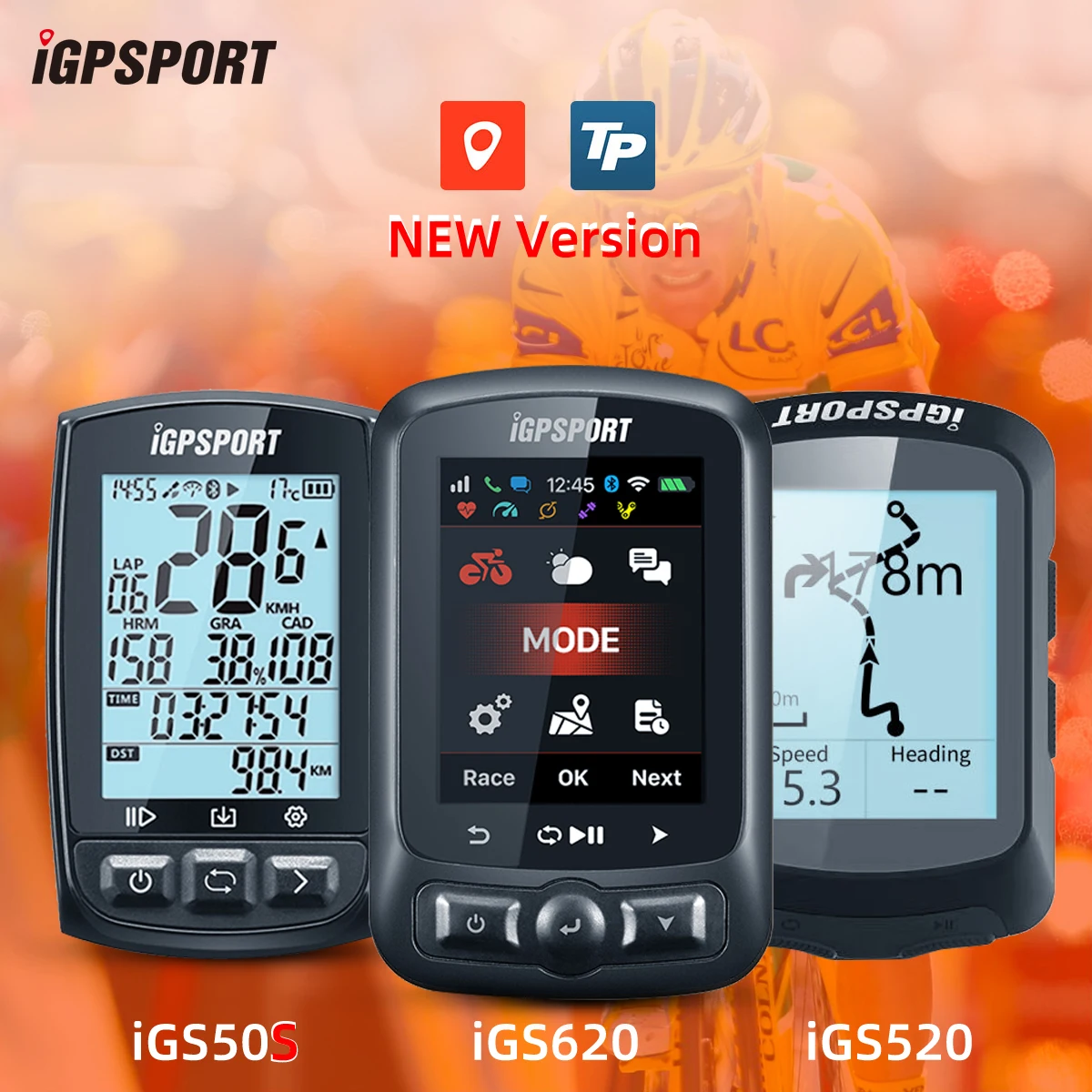 

iGPSPORT GPS iGS50S 620 50e iGS520 iGS620 Cycling Bike Computer Navigation wholesale Speedometer Cadence Bicycle Accessories