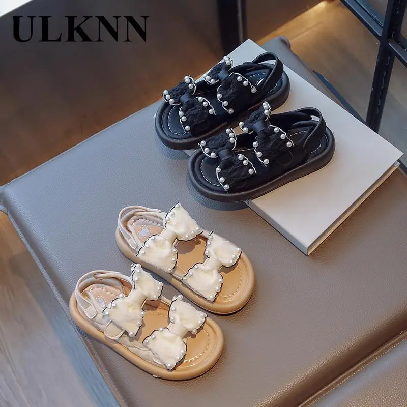 

Girls Sandals 2023 Summer New Children's Shoes The Little Girl Princess Shoes Soft Bottom Antiskid Beach Cuhk Sandalies