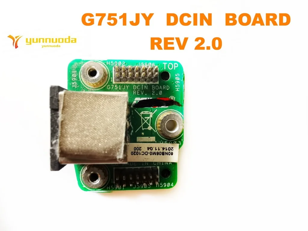 

Original for ASUS G751JY DCIN BOARD REV 2.0 tested good free shipping