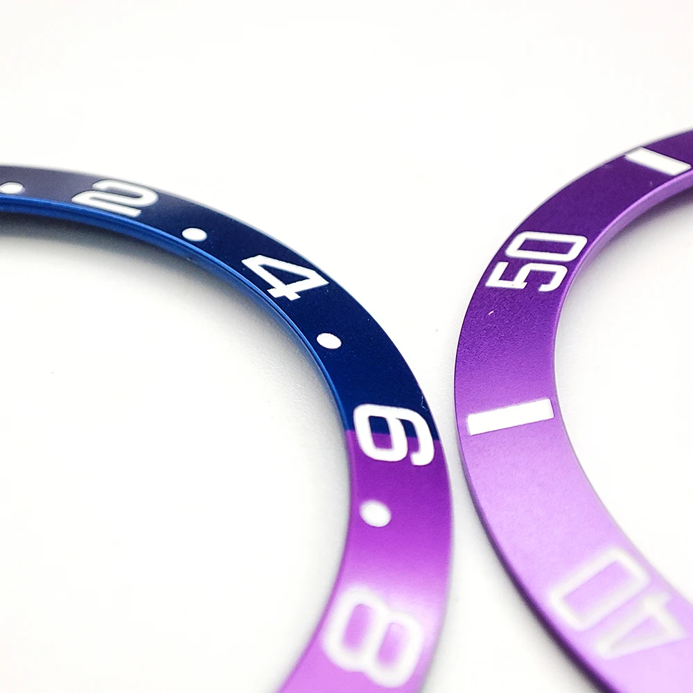 38mm Watch Bezel Watch Accessories Color Aluminum Ring Mouth for 40mm Watch Case Bezel Ring Mouth Men Watch Accessories