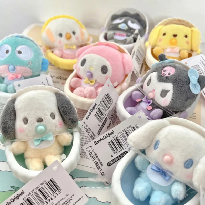 

Плюшевая кукла аниме Kawaii Sanrios Kuromi анимэ кукла Фигурка Мелодия Hello Kitty Baby серия соска подвеска брелок плюшевые куклы игрушки