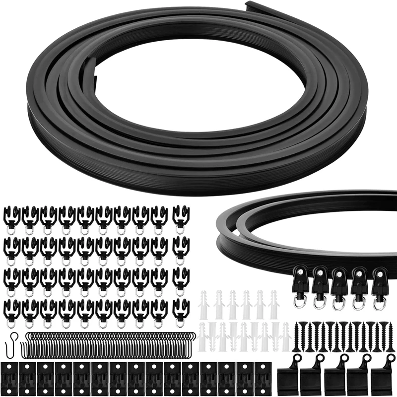 1/2/3/4/5 метровая потолочная направляющая для окон занавески душа перегородки