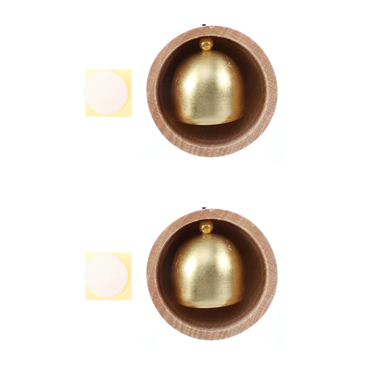 

Magnet Fridge Doorbell Bellrefrigerator Chime Shopdoor Vintage Wooden Hanging Brass Freezer Gifts Door Dollbell Magnets