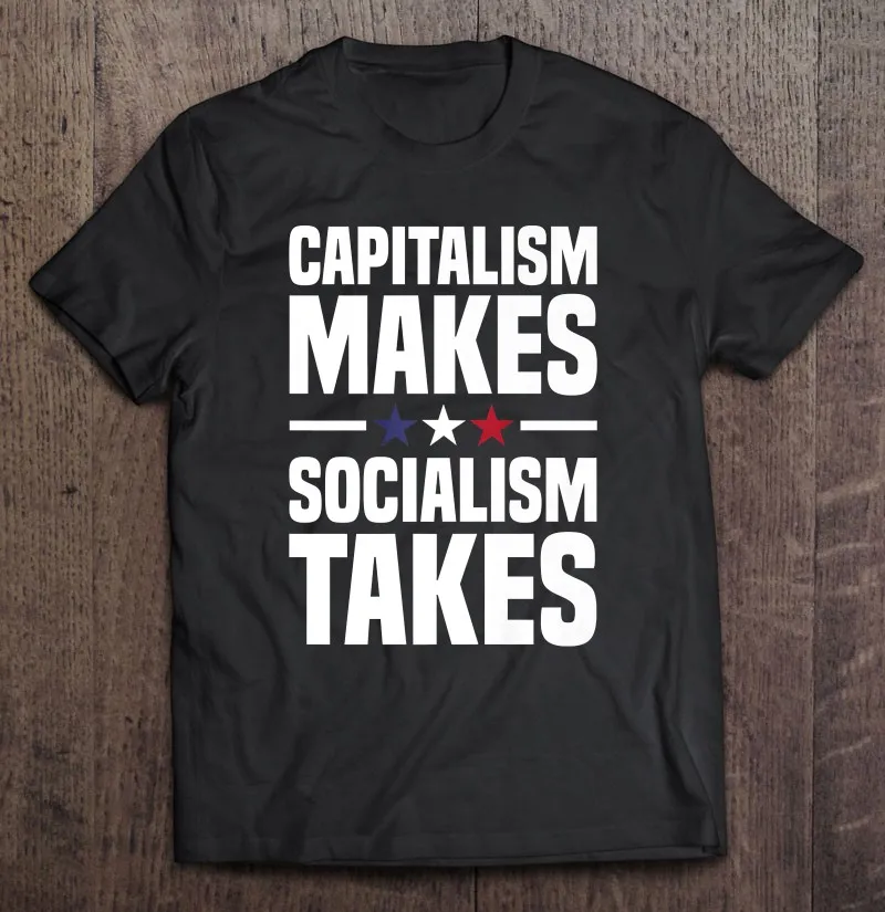 

Футболка мужская хлопковая в стиле Харадзюку с изображением капитализма из «делает социализма с инвестором»