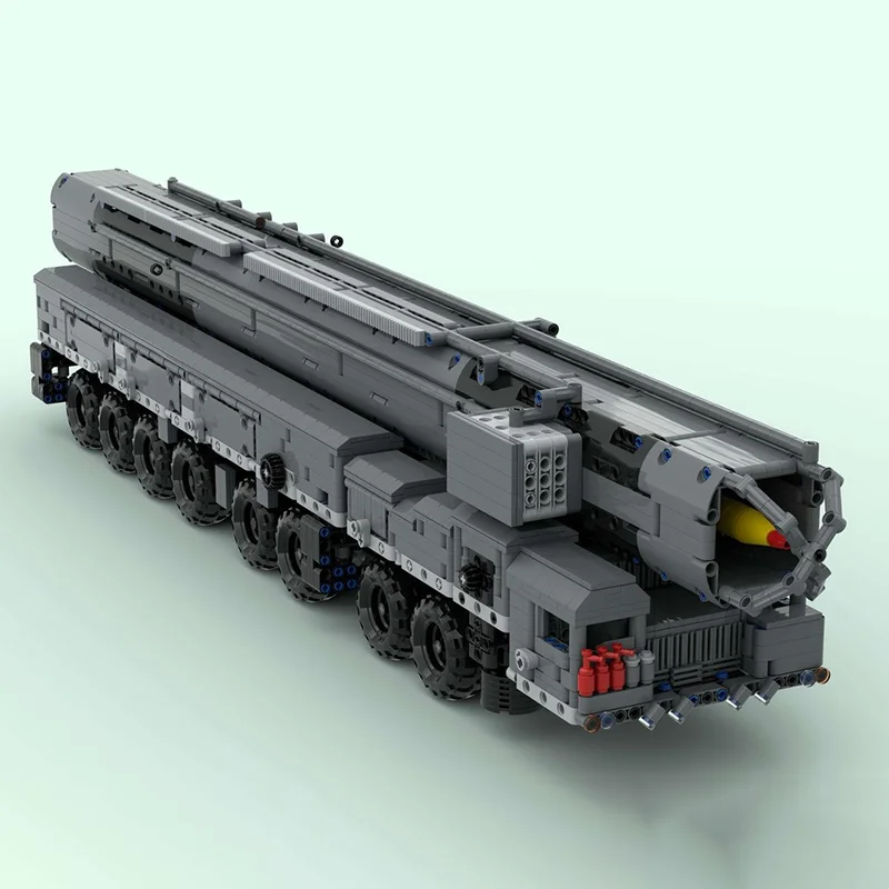 Фото 4360 деталей MOC Technical MZKT RS 12M Topol SS Sickle: Конструктор, развивающая игрушка, рождественский подарок для детей №1