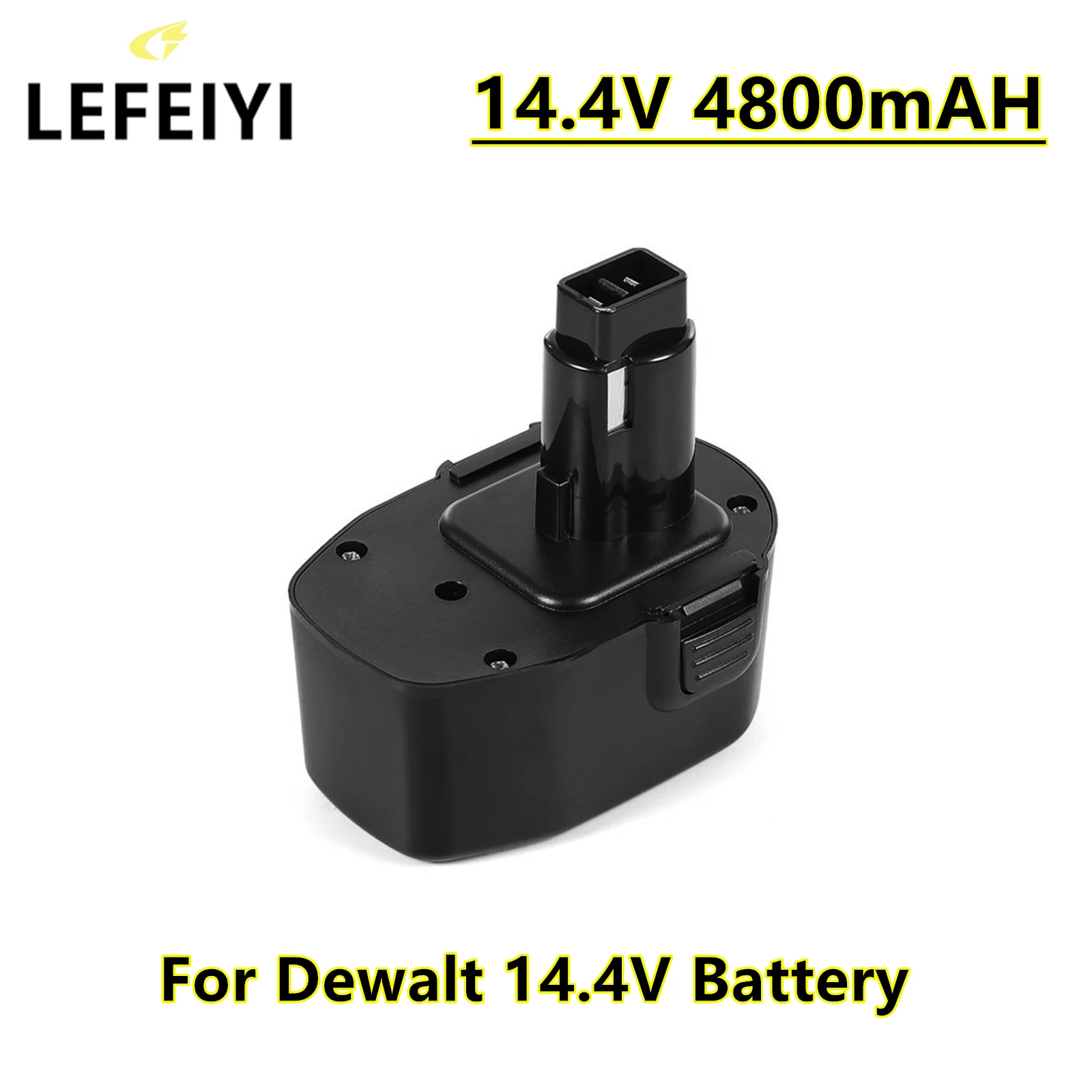 

LEFEIYI Ni-MH 4800mAh Replacement Battery for Dewalt 14.4V XRP DC9091 DC9094 DW9091 DE9091 DE9092 14.4 Volt Cordless Power Tools