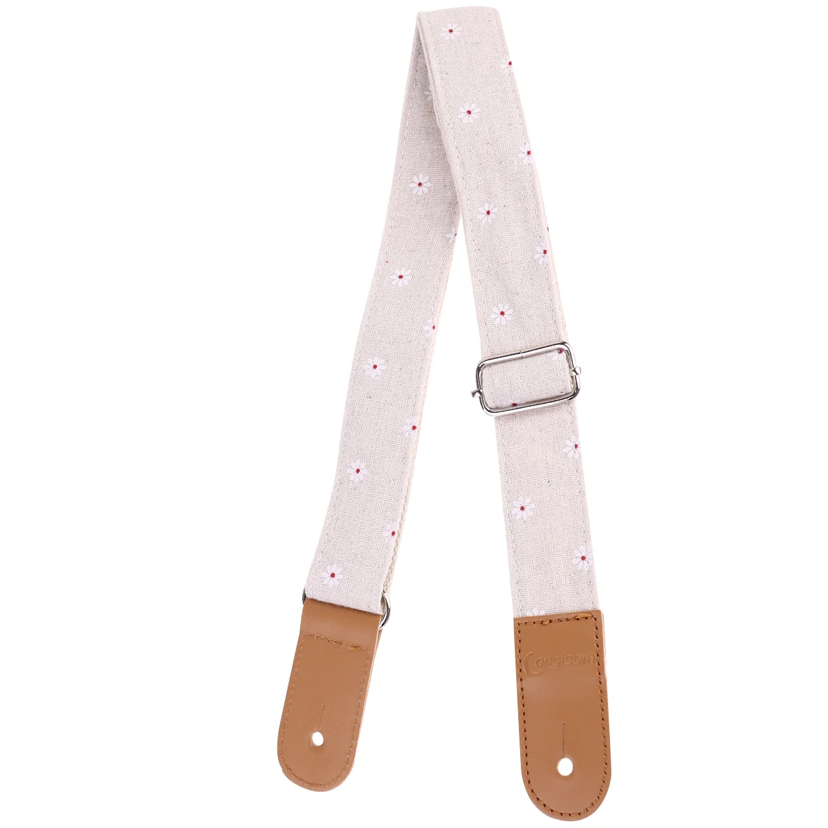

Cotton Ukulele Strap Daisy Flower Printed Adjustable Vintage Shoulder Strap for Guitar Ukulele Parts Accessories