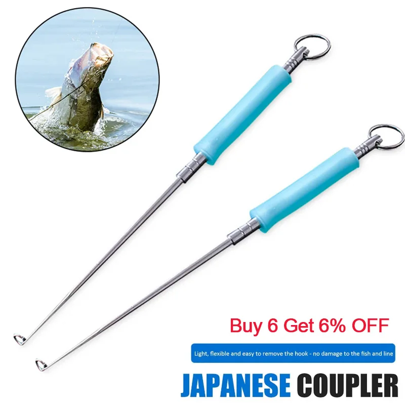 

New Fish Hook Remover Extractor Tool For Fishing Safety Fishing Hook Stainless Extractor Detacher Rapid Decoupling Fishing Goods