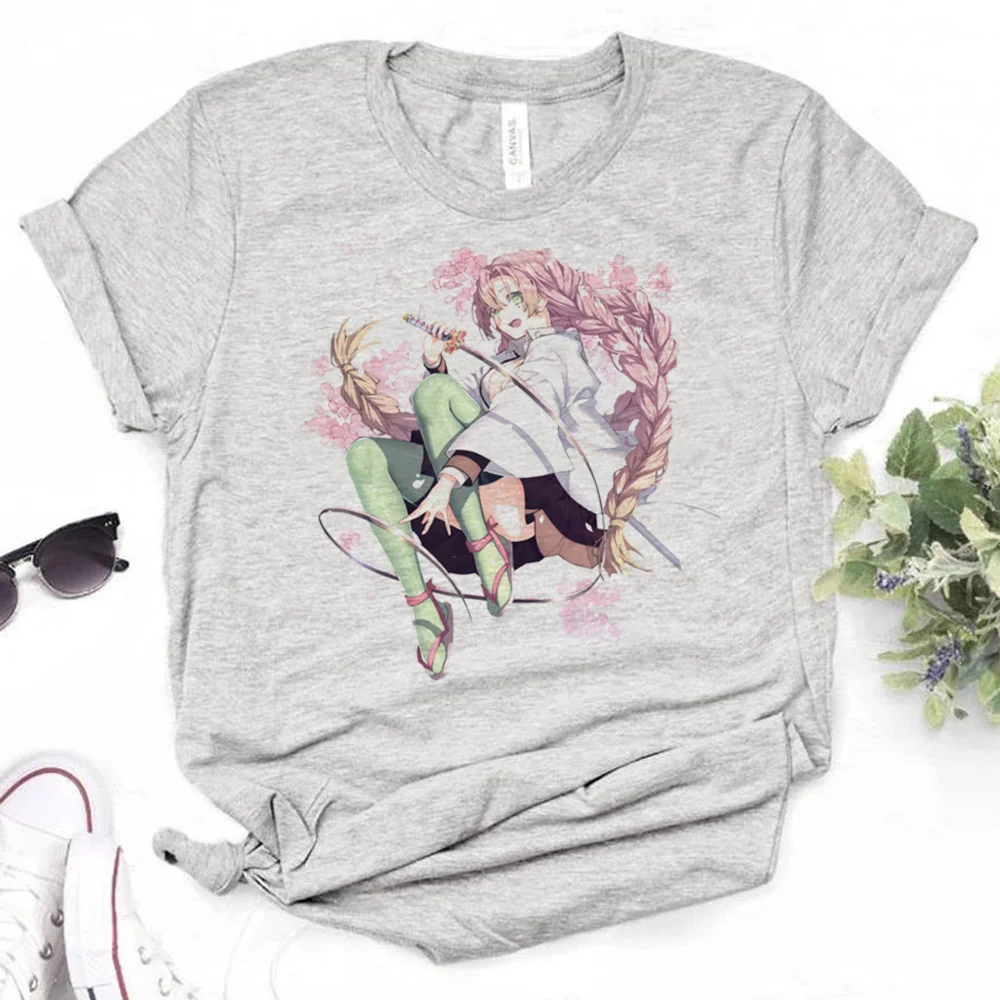 

Женская футболка с рисунком из аниме «убийца демонов», y2k