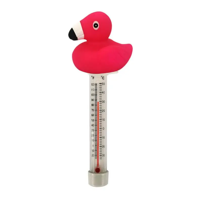 

Floating Pool Thermometer Duck Water Thermometer Pool Temp Floater With String Shatter-Resistant Bath Thermometer For Tub
