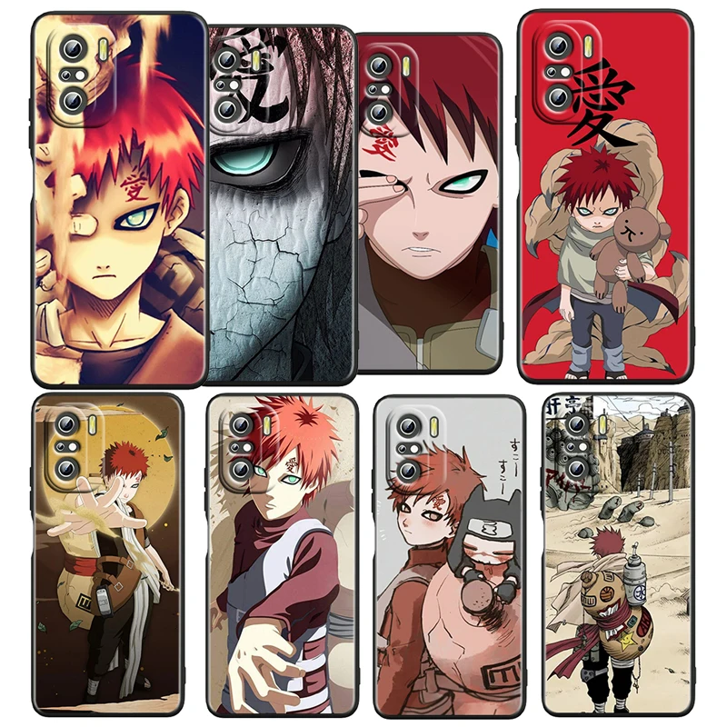 

Gaara Naruto Anime For Xiaomi Redmi 10 10X K40 K30 K20 9 9I 9A 9C 8 5G Silicone Soft TPU Black Phone Case Funda Coque Capa Cover