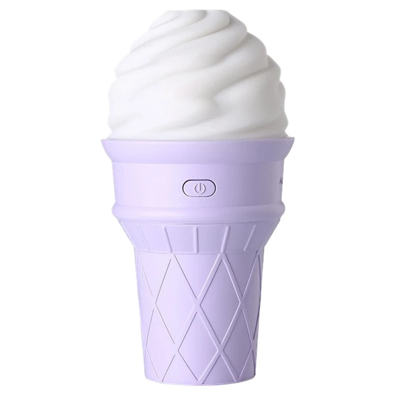 

Ice Cream USB Mini Colorful Night Light Air Humidifier Household Appliances Atomizer