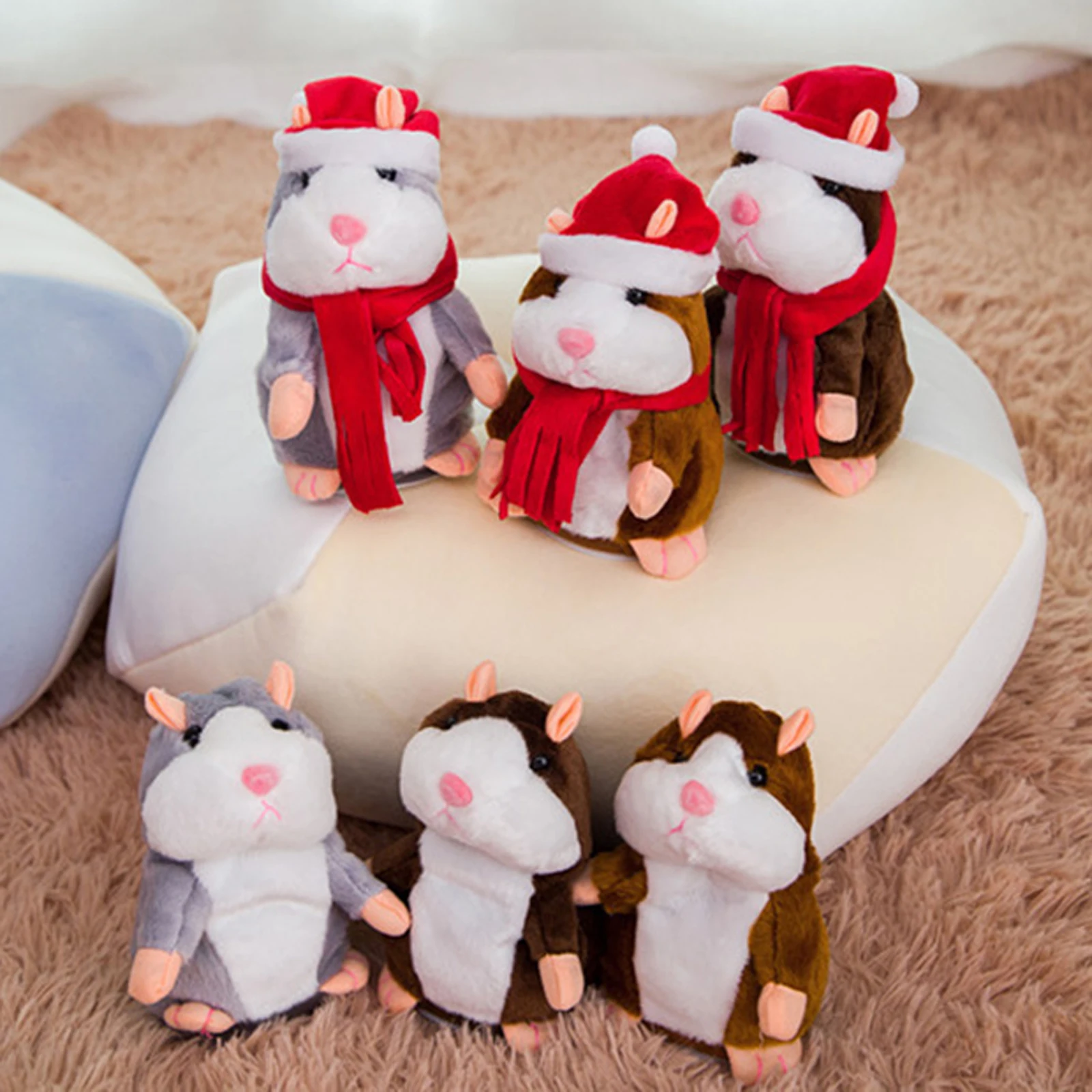 

Модели Аниме говорящий хомяк мышь говорящий домашний питомец запись звука обучающая плюшевая игрушка для детей Рождественский подарок