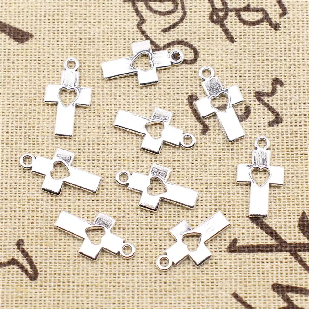 

Antiqu Crosses Charms For Jewelry Making Jewelry Making Pendant 11x19mm 20 Pieces