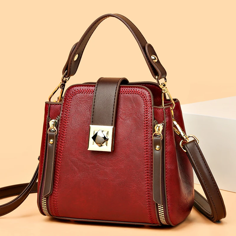 

Новинка 2023, модная повседневная Универсальная женская сумка через плечо в европейском и американском стиле, сумка-мессенджер, портативная вместительная сумка-мешок