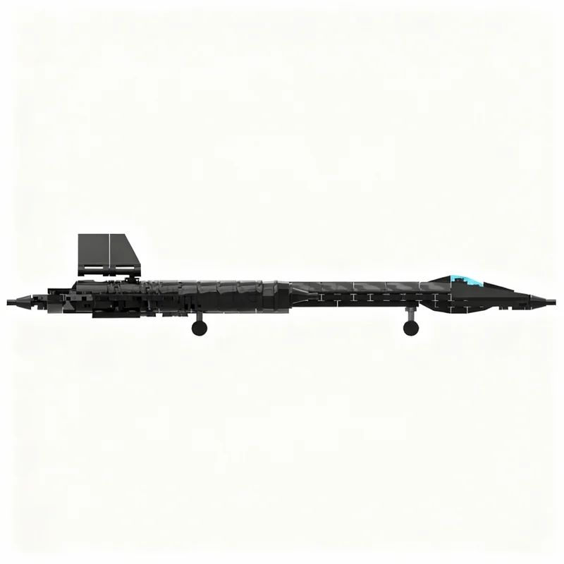 Набор строительных блоков MOC Maestro S SR 71 Blackbird, 198 деталей, модель для сборки, конструктор, рождественский подарок, творческая идея, развивающая игрушка (art.: 3920da683d797) - 3920da683d797