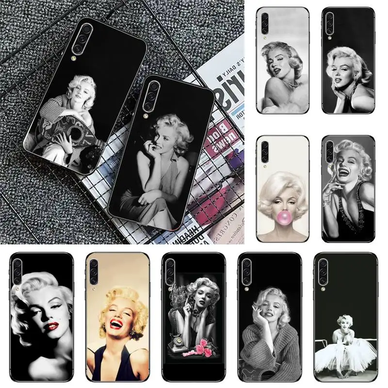 

Marilyn Monroe famous actors Phone Case For Samsung galaxy A S note 10 12 20 32 40 50 51 52 70 71 72 21 fe s ultra plus
