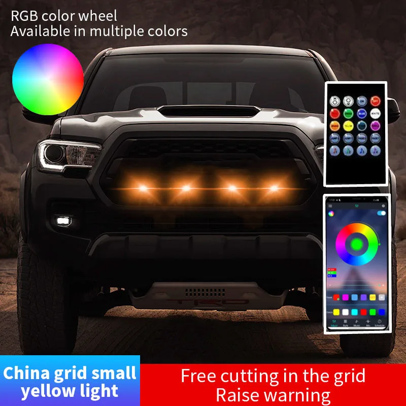 

Светодиодсветильник противотумансветильник фасветильник на переднюю решетку автомобиля, 12 В