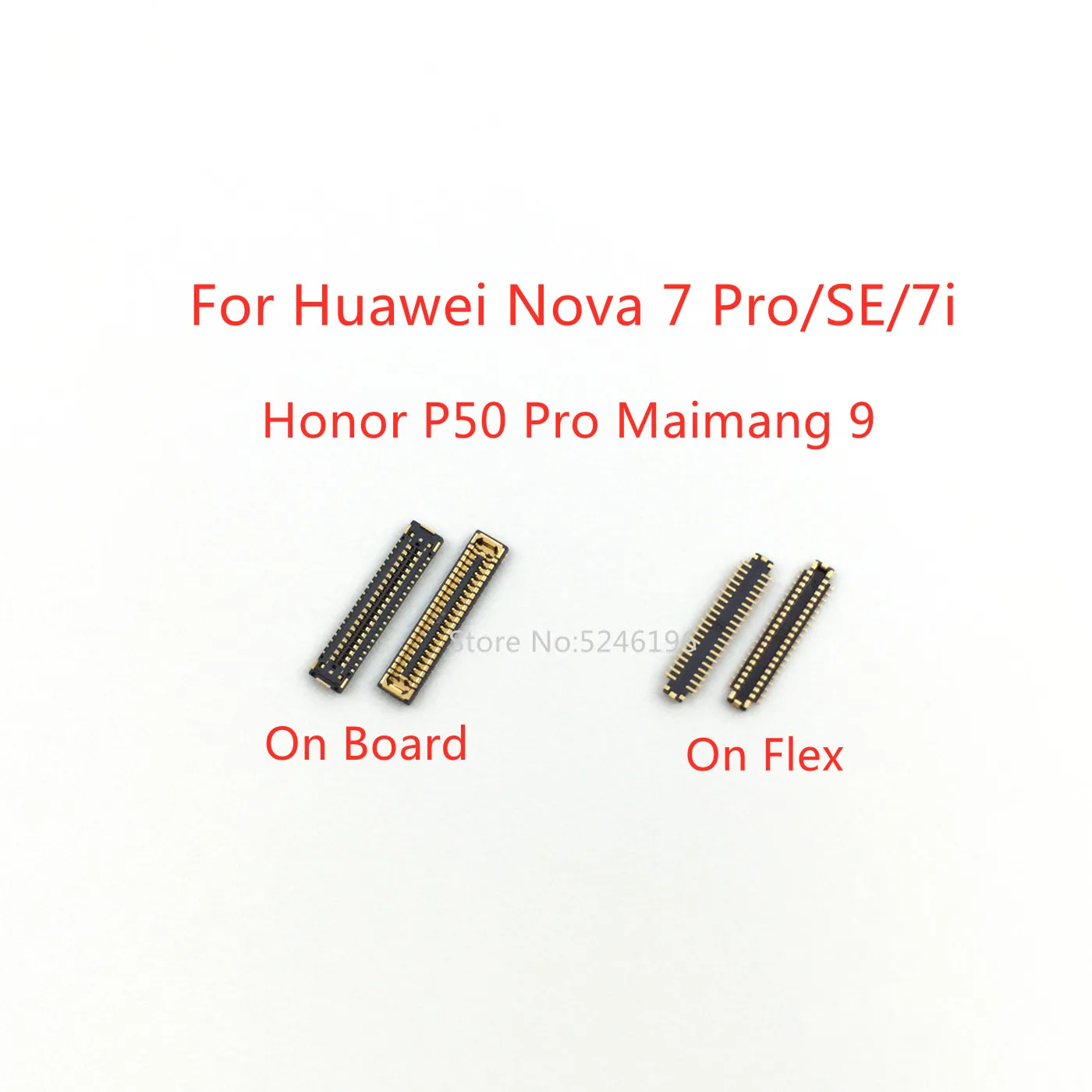 5-10 шт ЖК-дисплей FPC разъем порт 40Pin для Huawei Nova 7 Pro SE 7i Honor P50 Pro Nova 8 SE Nova 8 9 Pro Maimang 9 РАЗЪЕМ