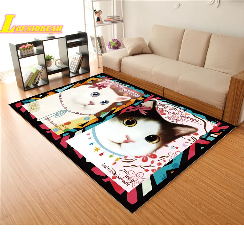 

Ковер в скандинавском стиле, современный ковер для гостиной, диван, украшение для детской комнаты, милый ковер