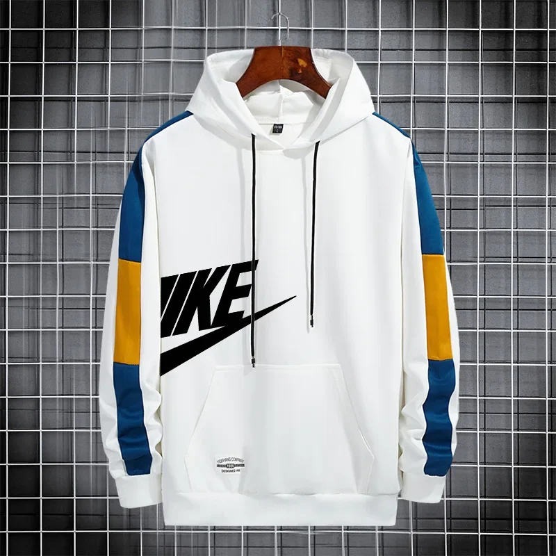 

Hooded sweater for men's autumn and winter new fashion trend top for teenagers Korean casual fit versatile
