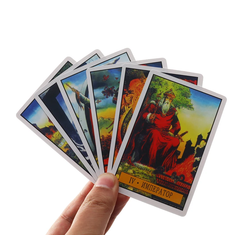 New Russian Version Tarot Mirror Of Destiny Cards Games Divination Board |